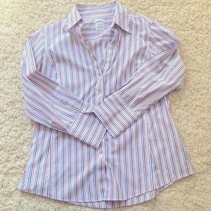 Brooks Brothers Supina Fitted Non-Iron Stretch Blouse